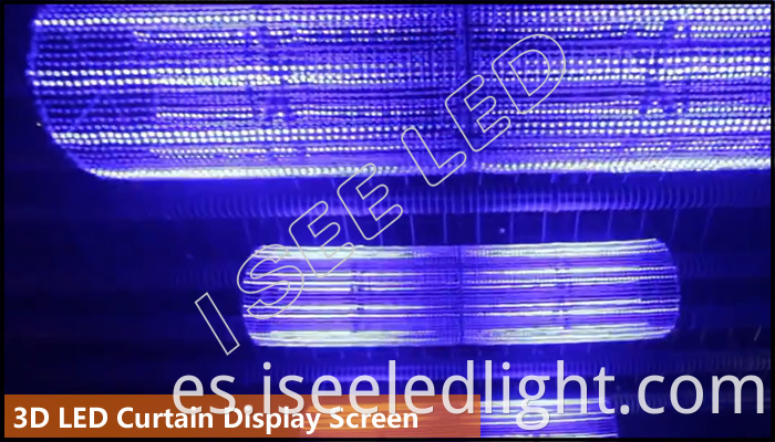 3D led curtain display screen strip light
